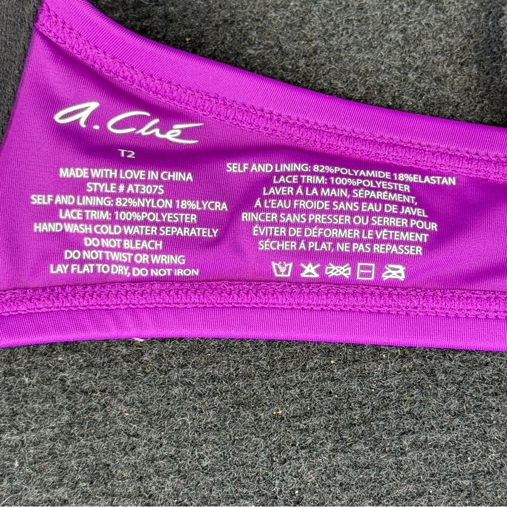 Vibrant Purple Women's Bra - Picture 3 of 4